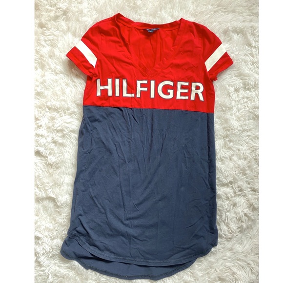 Tommy Hilfiger Elastic Cotton Tshirt Dress S/P - Picture 1 of 5